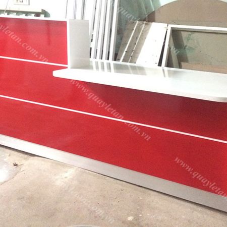 Quầy Lễ Tân Lệch Sơn QLTL S05